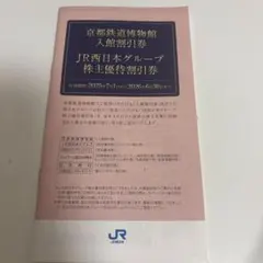 JR西日本グループ 株主優待券 京都鉄道博物館