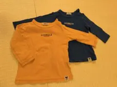 ミキハウス ダブルB 長袖Tシャツ 2枚セット 80