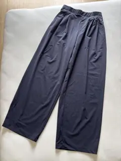 ウエストゴム ワイドパンツ