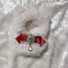 にじぱぺっと　着せ替え　ぬい服　10cm しろねこ　赤