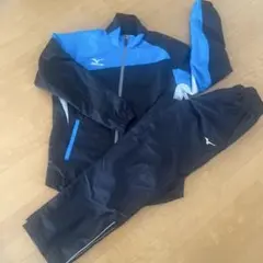 Mizuno ウインドブレーカー M 黒/青