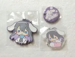 ヒプマイ　寂雷　サンリオ　ラバスト　缶バッジ　アクキー　3点セット