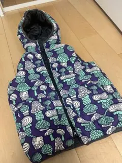 ヴァナヴァナ リバーシブルダウンベスト　130 vanavana グラグラ