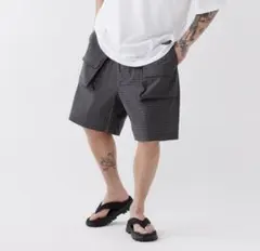 美品FAT◼️ HALFFIELDブラックポケット付きショートパンツ FATサイズのサムネイル