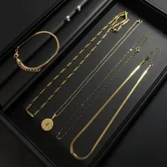 ネックレス　ブレスレット　まとめ売り　セット　アクセサリー　ゴールド　し　90