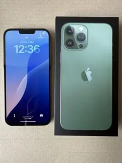 【美品】Apple iPhone13ProMax 512GB アルパイングリーン