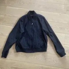 ブラック ジップアップ ジャケット　L