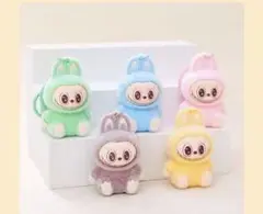LABUBU ラブブキャラクターキーホルダー ５個セット