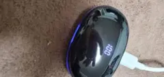 ブラック ワイヤレスイヤホン　USBタイプC充電