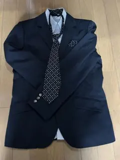 ⑦小学生用 卒業式 スーツ 男児 クリーニング済み 160