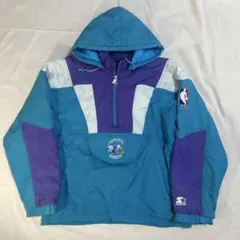 90s STARTER Charlotte Hornets ナイロンジャケット