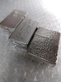 極希少】春山作 手彫り Zippo 純銀 スターリングシルバー 龍2005年製 