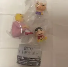 クレヨンしんちゃん まちぼうけ７ ガチャ3点