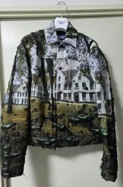 希少 yuhan wang 花柄シャツジャケット - メルカリ