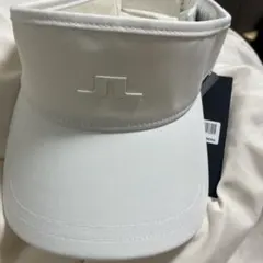 リンドバーグ　J.LINDEBERG ホワイト バイザー フリーサイズ