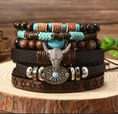 ブレスレット アメカジ ヴィンテージ ターコイズ風 ナパホ族