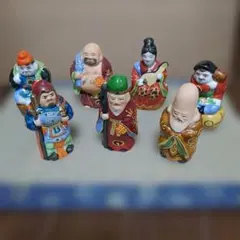 郷土玩具/起人形/冨田の土人形/十二支/裃扇子持鈴 五代目中島一夫作