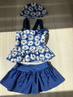 花柄タンクトップ＆スカート水着セット　ブランシェス