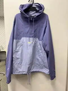 ミシガン大学ナイキナイロンジャケットプルオーバーカレッジ紺ビッグサイズ刺繍 ミシガン大学ナイキナイロンジャケットプルオーバーカレッジ紺