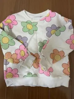 花柄トレーナー 18-24ヶ月
