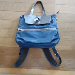 ネイビー ナイロン リュック