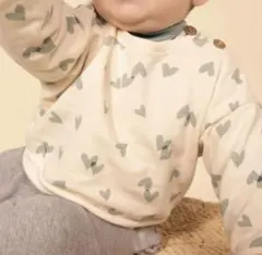 プチバトー　スウェット　ハート　24m/86cm