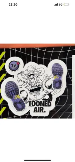 ONE PIECE × NIKE スペシャルコラボステッカー42 43特大合併号