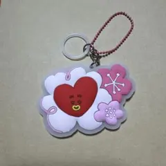BT21 ハート 花 キーホルダー