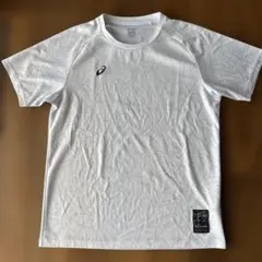 asics Lサイズ ホワイト トレーニングシャツ