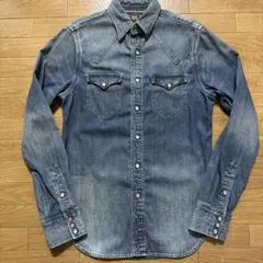 ダブルアールエル ベッカム着用 デニムシャツ S - メルカリ