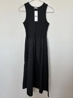 GU 布帛コンビネーションワンピース