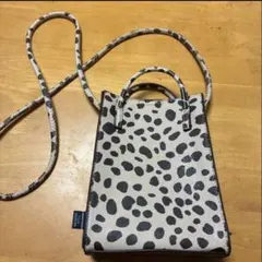 ショルダーバッグ お出かけ用 ダルメシアン柄