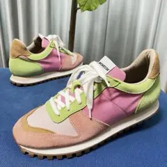 NOVESTA MARATHON マラソントレイル グリーン ピンク 25.5のサムネイル