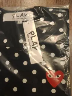 【新品】コムデギャルソン　PLAY ドット柄 長袖Tシャツ サイズXXS COMME des GARCONS レディース ドット 長袖 Tシャツ (COMME des
