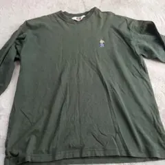 BEN DAVIS 長袖Tシャツ カーキ Mサイズのサムネイル