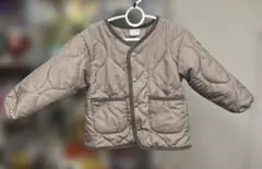 petit main キルティングアウター 90サイズ ブラウン