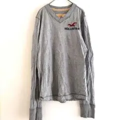 古着 Hollister 長袖トップス グレー【S】 ヴィンテージ レディース