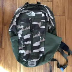THE NORTH FACE TELLUS 20 迷彩リュック　雨カバー付き