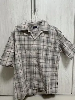 BACK NUMBER 半袖チェックシャツ MEDIUM