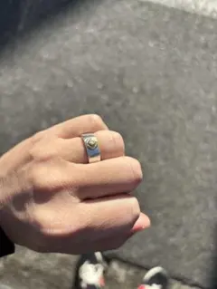 ARIZONA FREEDOM カスタム18K/SVオパール 15号　リング