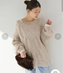 モヘアニット ニット