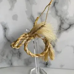 精麻龍、しめ縄飾り、ほうき3 点 精麻龍、しめ縄飾り、ほうき3 点