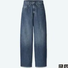 UNIQLO U ワイドフィットカーブジーンズ　24
