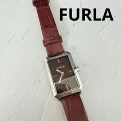 FURLA レディース 腕時計 ウォッチ 赤 レッド エレガント ステンレス 皮