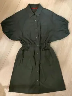 ☆PRADAプラダプリーツシャツワンピースグリーン40☆ 2025年最新】プラダワンピースの人気アイテム - メルカリ