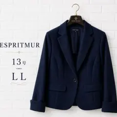 ESPRITMUR 13号 LLネイビージャケット美品エスプリミュールのサムネイル