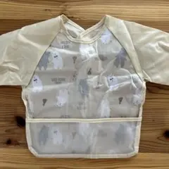 『新品、未使用』防水エプロン 長袖　80cm~90cm