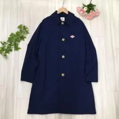 ダントン 紺 ネイビー ジャケット コート 36 メンズ ステンカラーコート