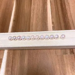 【新品・百貨店商品／総本店】1676まとめて12個アコヤ真珠7.0-7.5mm