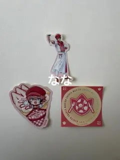 にじさんじ マリオンクレープ 赤城ウェン フレークシール ステッカー 3枚